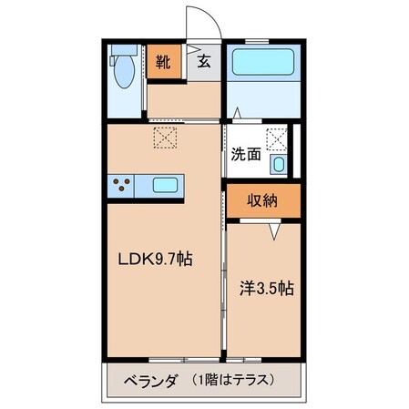 ベルメゾンＺ１の物件間取画像